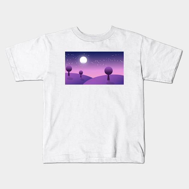 moon Kids T-Shirt by all days is our day